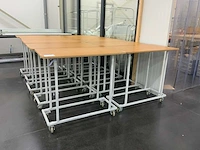 Mobiele tafels (10x) - afbeelding 1 van  3