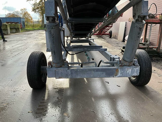 Mobiele transportband 380v 11000mm hydraulisch verstelbaar - afbeelding 6 van  16