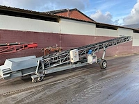 Mobiele transportband 380v 11000mm hydraulisch verstelbaar - afbeelding 9 van  16
