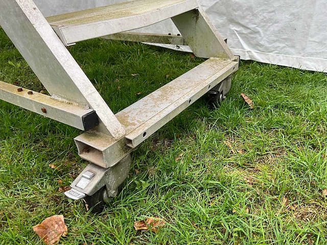 Mobiele trap - aluminium - afbeelding 5 van  8