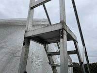 Mobiele trap - aluminium - afbeelding 7 van  8