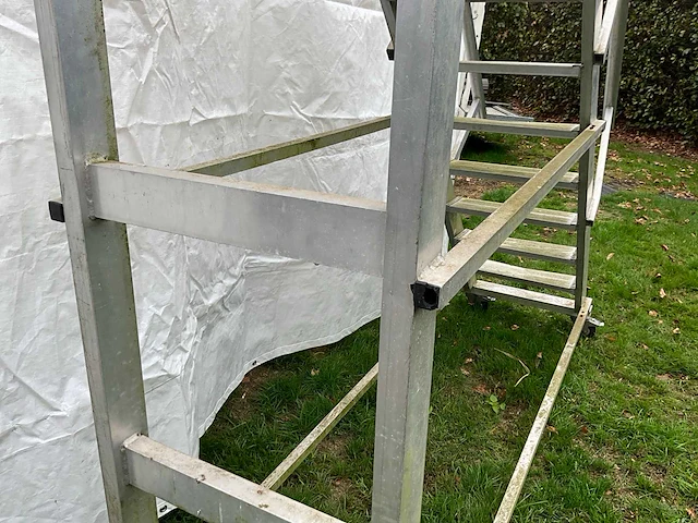 Mobiele trap - aluminium - afbeelding 8 van  8