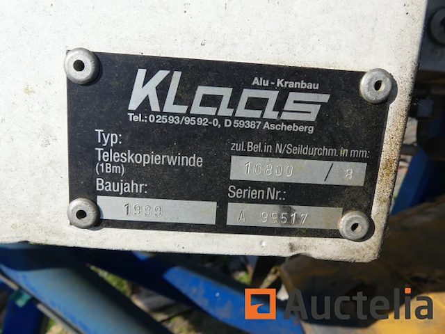 Mobiele trekkraan klaas k18/27 - afbeelding 18 van  19