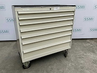 Mobiele werkplaatskast met 7 laden - afbeelding 1 van  15