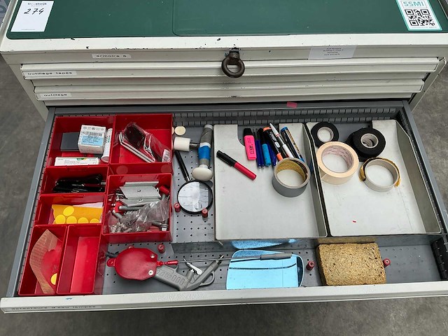 Mobiele werkplaatskast met 7 laden - afbeelding 3 van  15