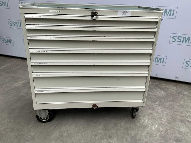 Mobiele werkplaatskast met 7 laden - afbeelding 8 van  15