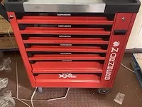 Mobiele werkplaatswagen 7 laden waarvan 6 gevuld