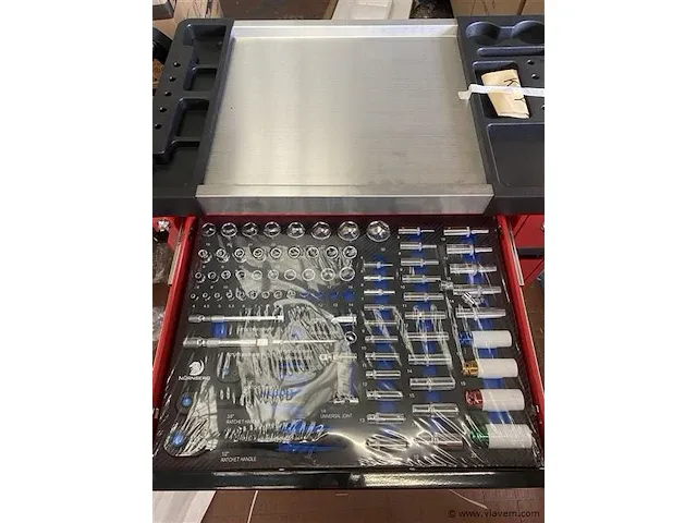 Mobiele werkplaatswagen 7 laden waarvan 6 gevuld - afbeelding 6 van  11