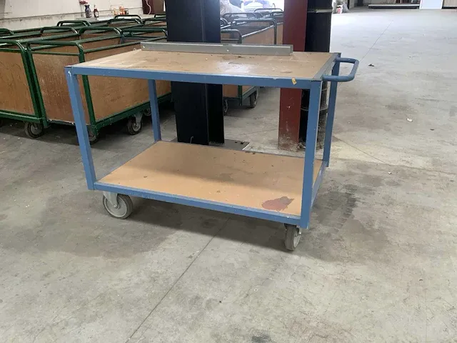 Mobiele werktafels (2x) - afbeelding 1 van  4