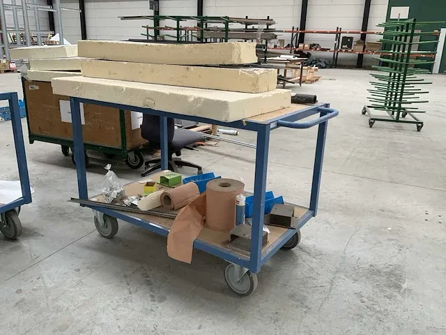 Mobiele werktafels (2x) - afbeelding 3 van  4