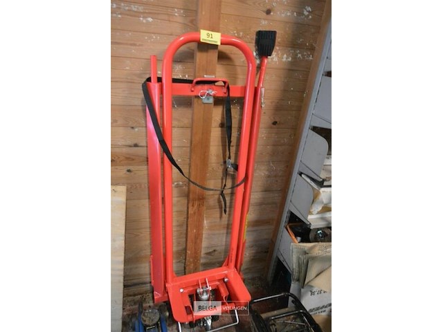 Mobile hefbrug voor zitmaaiers - afbeelding 1 van  3