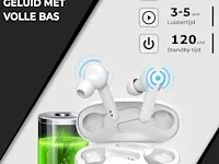 Mobstore earbuds xy-7 wit - draadloze oordopjes - alternatief voor airpods - draadloze bluetooth oordopjes - bluetooth oortjes - afbeelding 3 van  3