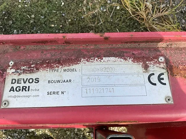 Modderschuif devos agri dwb2000 - 2019 - afbeelding 6 van  9