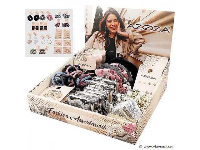 Mode-sieraden in display 60 stuks - afbeelding 1 van  1