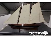 Model zeilboot; locatie kavel: zuidstraat 11, 4641 vz ossendrecht (nederland)