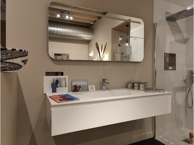 Modern badkamer wandmeubel aqua prestige - afbeelding 2 van  6