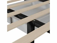 Modern fluwelen bed van 180x200 met lattenbodem en lades - afbeelding 6 van  6