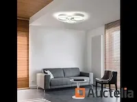 Moderne driecirkel led plafondlamp met metaal voet - afbeelding 1 van  3