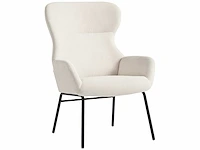 Moderne gestoffeerde fauteuil in oorstijl - afbeelding 8 van  14