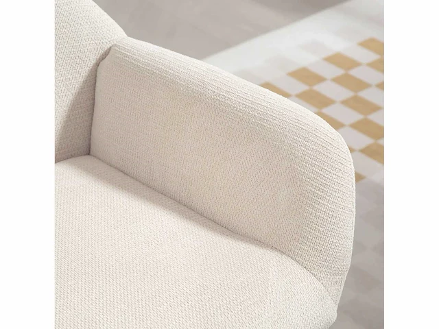 Moderne gestoffeerde fauteuil in oorstijl - afbeelding 11 van  14