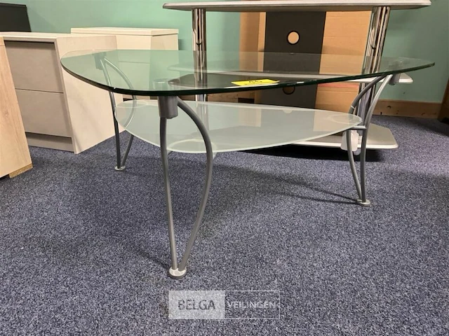 Moderne glazen salontafel - afbeelding 3 van  3