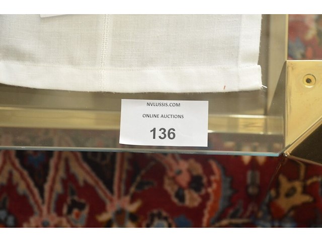 Moderne grijs lederen salon bestaande uit 3-2-1 zit, moderne rechthoekig glazen salontafel - afbeelding 13 van  14