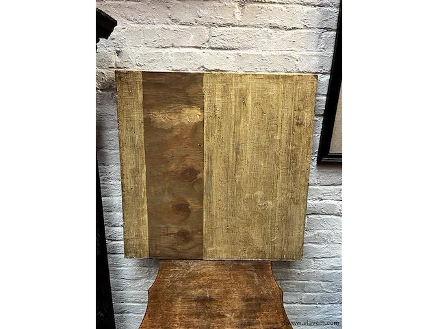 Moderne kunst bruine houten kader - afbeelding 1 van  1