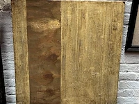 Moderne kunst bruine houten kader - afbeelding 1 van  1