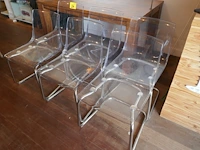 Moderne metalen stoelen 14 stuks - afbeelding 2 van  5