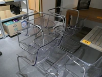 Moderne metalen stoelen 14 stuks - afbeelding 5 van  5