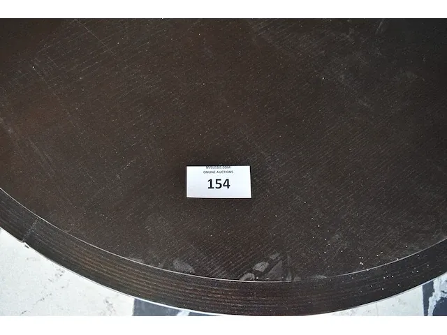 Moderne ronde zwarte salontafel - afbeelding 2 van  7