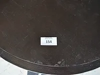 Moderne ronde zwarte salontafel - afbeelding 2 van  7