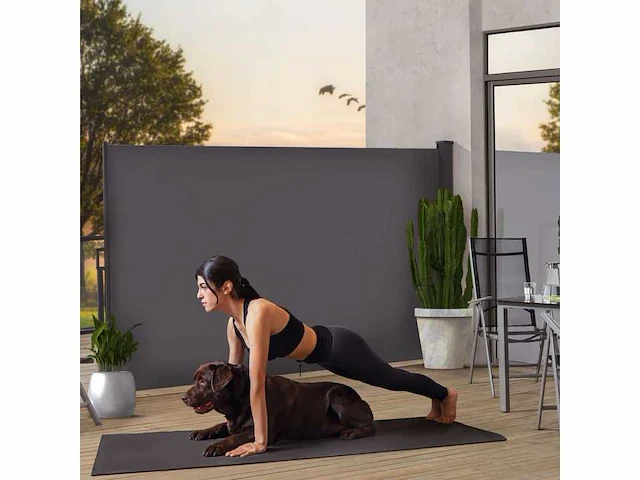 Moderne scheidingswand voor tuinen en terrassen 300 x 200 cm - afbeelding 1 van  6