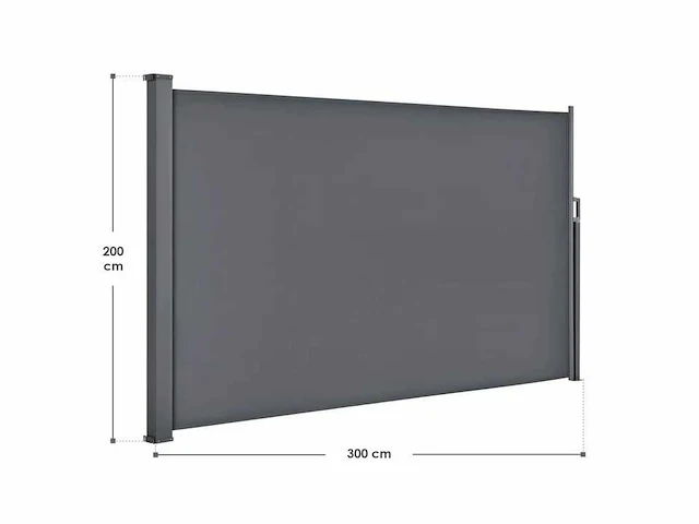 Moderne scheidingswand voor tuinen en terrassen 300 x 200 cm - afbeelding 6 van  6