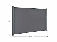 Moderne scheidingswand voor tuinen en terrassen 300 x 200 cm - afbeelding 6 van  6