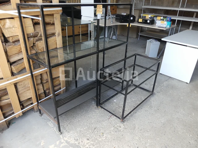Modulaire planken van glas en metaal - afbeelding 3 van  11