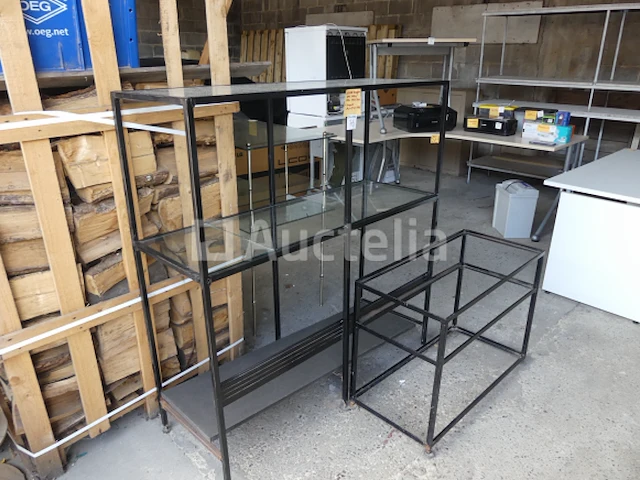 Modulaire planken van glas en metaal - afbeelding 5 van  11