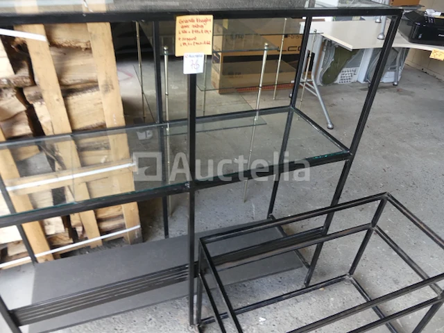 Modulaire planken van glas en metaal - afbeelding 6 van  11