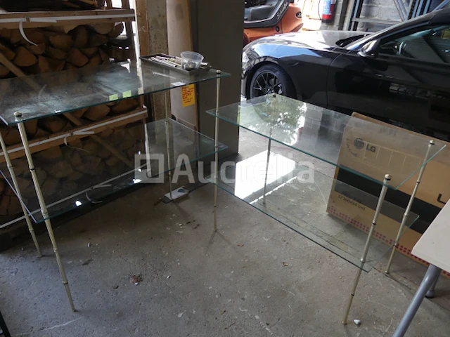 Modulaire planken van glas en metaal - afbeelding 7 van  11