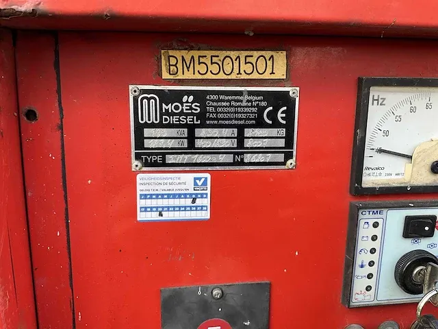 Moes imt 1600-4 stroomgenerator 160kva - afbeelding 3 van  9