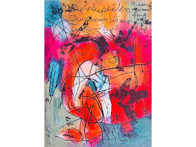 Mohammed quraish - kleurenzeefdruk - afbeelding 1 van  8