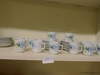 Mokka tasjes met bordjes - afbeelding 1 van  1