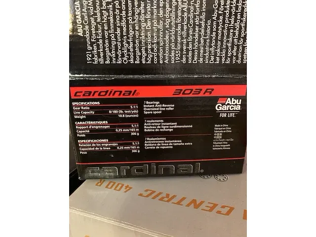 Molen abu garcia cardinal 303r - afbeelding 2 van  2