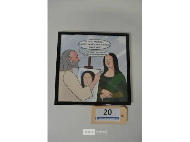 Mona lisa vageinig - afbeelding 1 van  3