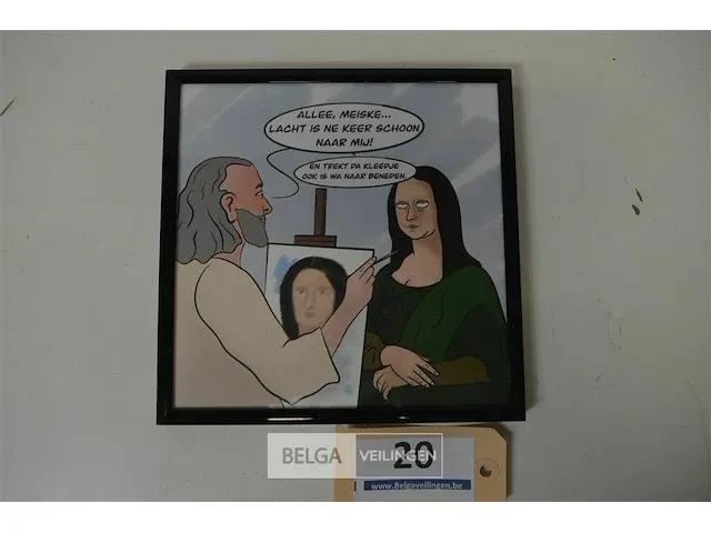 Mona lisa vageinig - afbeelding 2 van  3