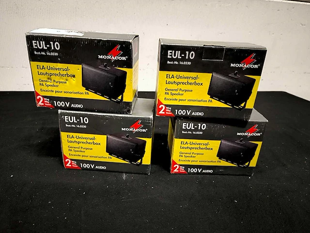 Monacor - eul-10 - luidspreker (4x) - afbeelding 1 van  3