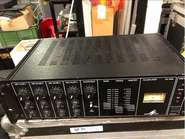 Monacor - pa 1500 - diverse audio - afbeelding 1 van  1