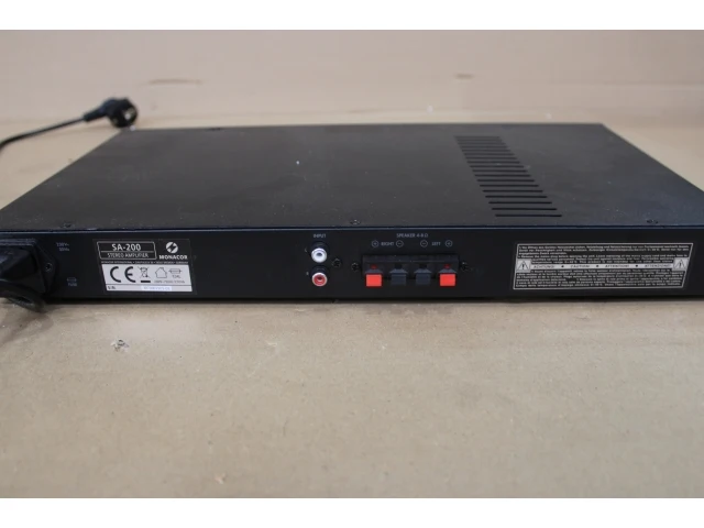 Monacor sa-200 universele stereo versterker - afbeelding 3 van  4