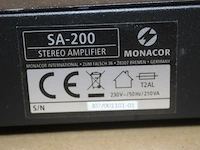 Monacor sa-200 universele stereo versterker - afbeelding 4 van  4