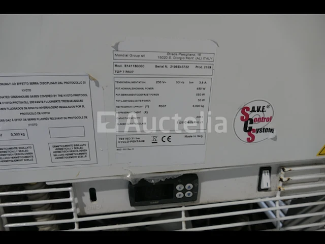 Mondial group ijs gekoelde vitrine e1411s0000 - afbeelding 7 van  10